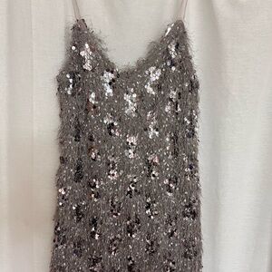 Sequin Fringe Dress LuLu cocktail dress
